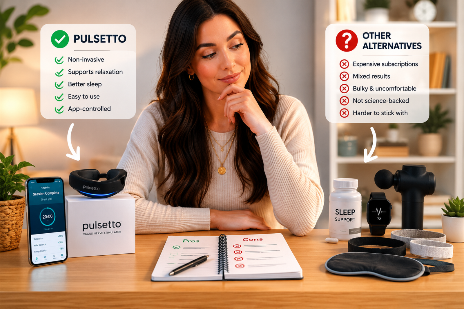 Pulsetto box contents